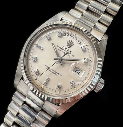 rolex day-date 1803 black gold diamond